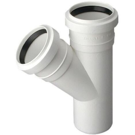 50 32mm Waste Pipe Tee 67 Deg Pipe Drain Fittings Sewage