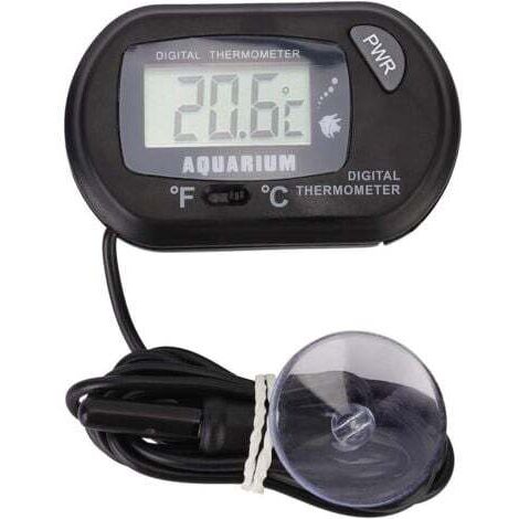 -50 ∽ 70 ℃ Thermomètre numérique LCD Thermomètre d'eau pour Aquarium Reptile Terrarium Jauge de température pour réfrigérateur de réservoir de Poissons de Terrarium de Reptiles de véhicules