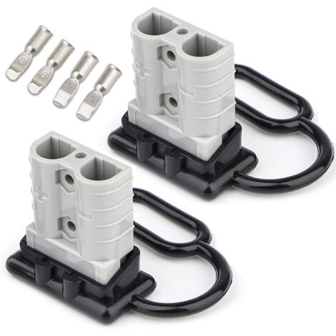 50 A 6-10 Gauge Batterieanschlusssteckerpaar Anderson Connector Batterie-Schnellanschluss-Anschlussbuchse