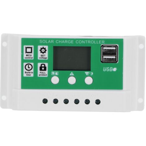 50-A-Solar-Laderegler mit LCD-Bildschirm für 12-V-/24-V-Module – Intelligentes Ladegerät