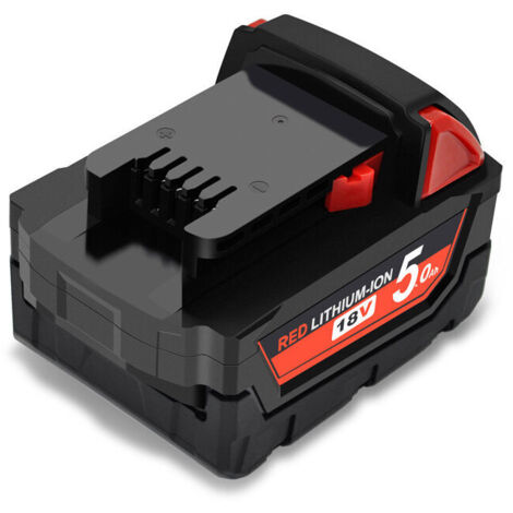 5,0 Ah 18 V Lithium-Ionen-Ersatzakku für Milwaukee 18 V M18 Werkzeuge 48-11-1820 48-11-1850 48-11-1860 48-11-1828 48-11-10