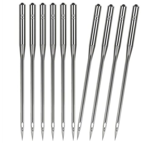 50 Aiguilles Universelles pour Machine à Coudre 110/18, Couture Quilting Domestique Robuste