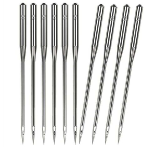 50 Aiguilles Universelles pour Machine à Coudre 110/18, Couture Quilting Domestique Robuste