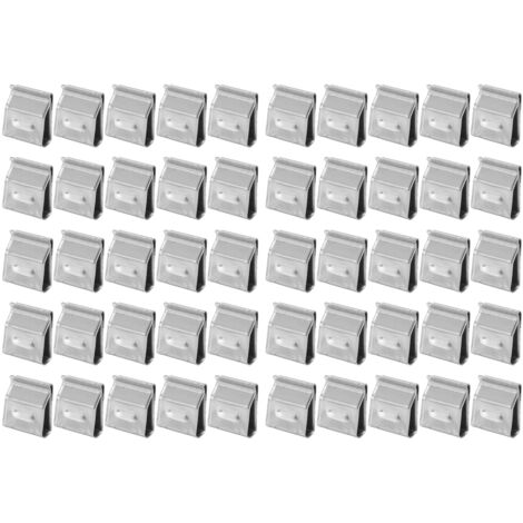 50 Attaches Câble en Acier Inoxydable pour Installation Solaire, Fixation de Fils Électriques - Kit de Montage Complet