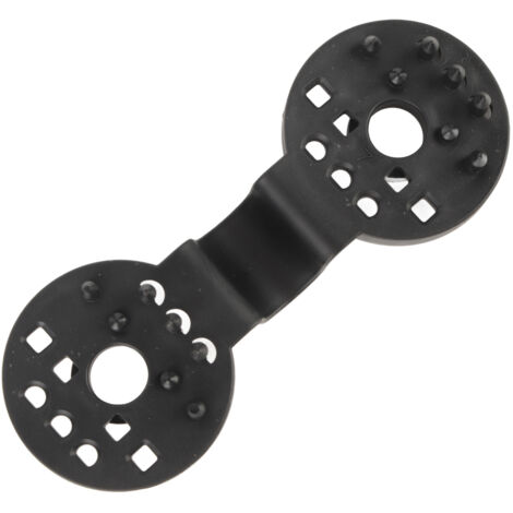 50 Attaches en Plastique pour Filets d'Ombre et Anti-Oiseaux, Fixation Ronde pour Jardins et Cultures