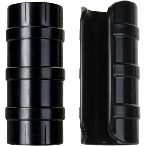50 attaches noires ABS pour tuyaux, idéales pour serres et bâches de jardin, fixation robuste pour films de tunnel