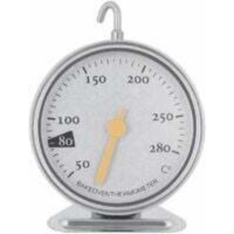Image of Großes Zifferblatt-Ofenthermometer, Edelstahl-Küchenthermometer 50-280 für Zuhause