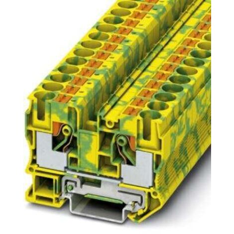 50 Blocs de jonction pour conducteur de protection - PT 10-PE - Lot de 50 unités 3212131