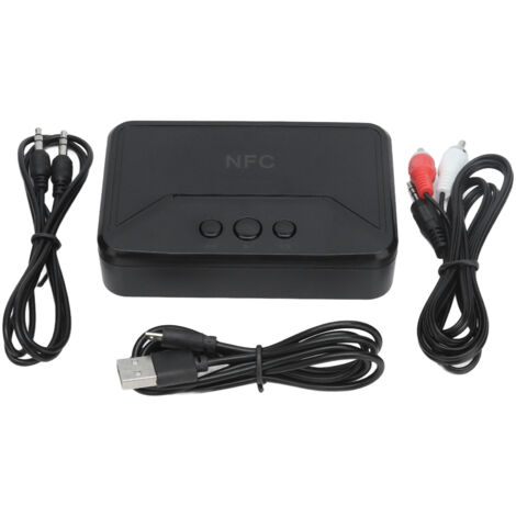 5.0 Bluetooth Adapter Receiver Stable Black USB Charging Wireless NFC Bluetooth Receiver