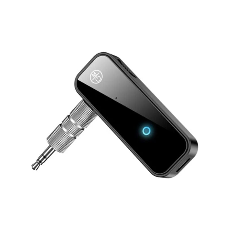 5.0 Bluetooth Audio Récepteur Émetteur Mini Stéréo Bluetooth AUX USB 3.5mm Jack pour PC Casque Voiture Kit Adaptateur Sans Fil,Noir pratique