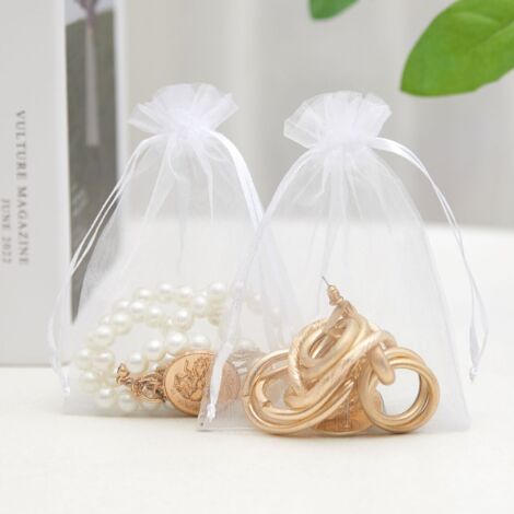 50 bolsas protectoras para árboles frutales, cada una de 15 x 20 cm, para proteger árboles frutales y huertos. (Blanco)
