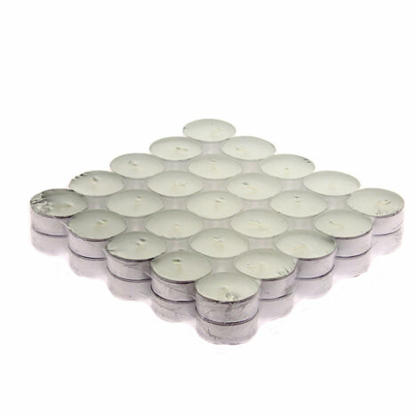 50 BOUGIES CHAUFFE PLAT BLANCHES