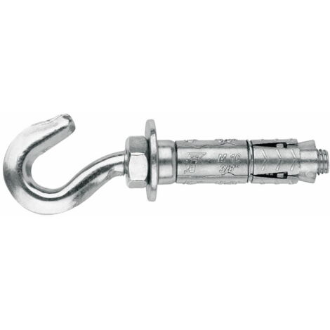 50 chevilles métalliques charges mi-lourdes Crochet forgé M8 x 50 mm (D. 14 mm) zamak - AZAMGFO08 - Index