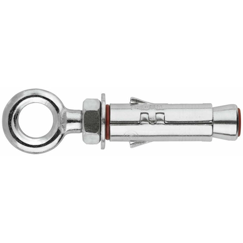 Cheville anti-rotation pour charges lourdes - Piton - Zingué M10 x 65 Ø16 - Boite de 50