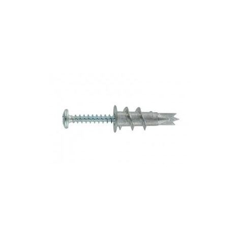 50 chevilles RAMTWIST métalliques autoforeuses avec vis 4,5 x 35 mm