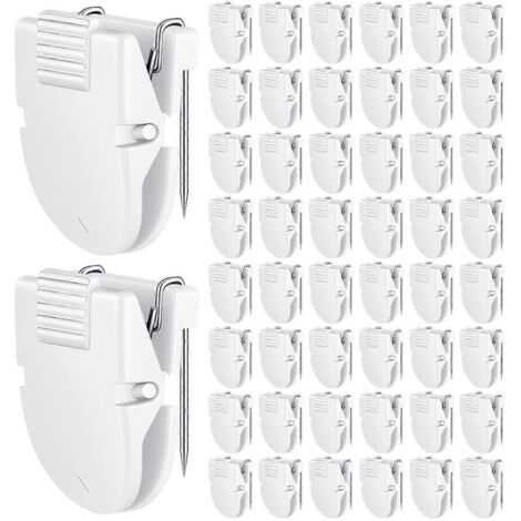 50 clips pour panneaux de tissu, pour cloisons de bureau et affichage de notes
