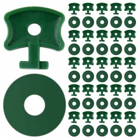 50 clips serre vert + 50 rondelles, fixation sans vis pour isolation à bulles, filet ombrage sur aluminium, serres domestiques et professionnelles