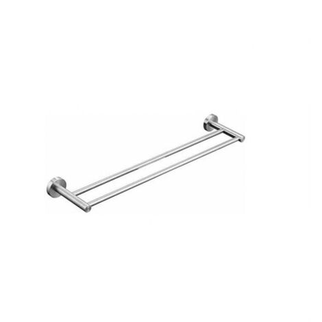 50 Cm Barres porte-serviettes double Support Mural SUS 304 En Acier Inoxydable Brossé,50 cm porte serviette de bain