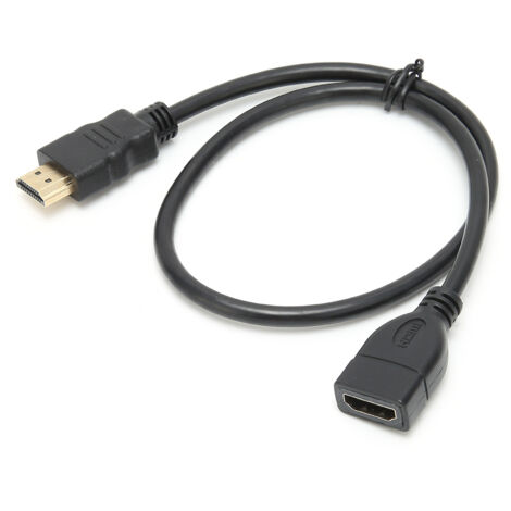 50 cm langes HDMI-Kabel mit Audio-Extraktor, Stecker-Buchse-Anschluss
