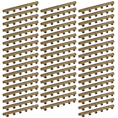 50 Collecteurs mâle femelle 3/4" (20/27) - 6 départs 1/2" (15/21) - Entraxe 50 mm - Arcanaute