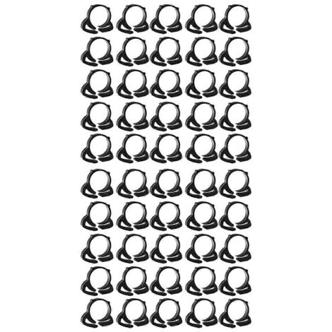50 colliers de serrage pour tuyaux PE Φ20, fixation pour tuyaux d'irrigation, afin d'empêcher les infiltrations d'eau.