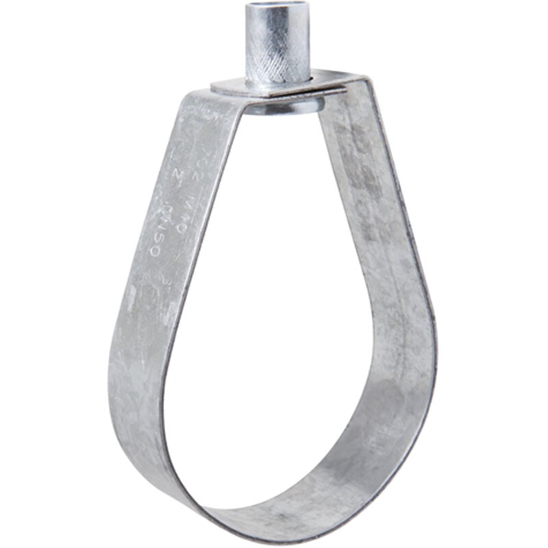 Collier poire avec douille à suspendre - Zingué 160 (M12) - Boite de 10