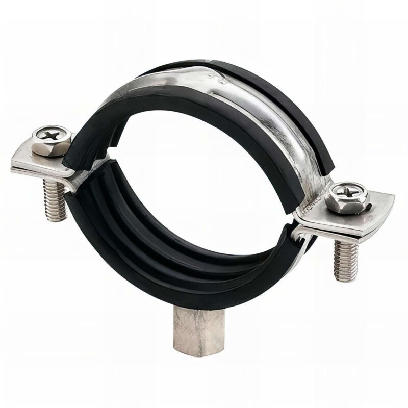 25 colliers isophonique renforcés M8-M10. Inox A4, d. 51 - 55 mm - ABRIA4054 Index