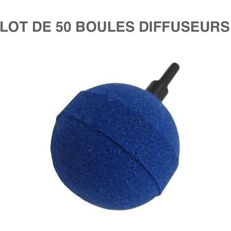 50 diffuseurs d'air bassin ( boule ) sphèriques pour aérer les bassins de jardin : 5 cm