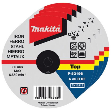 50 DISCHI TRAPANO PER FERRO - Ø115X1,0X22 MM