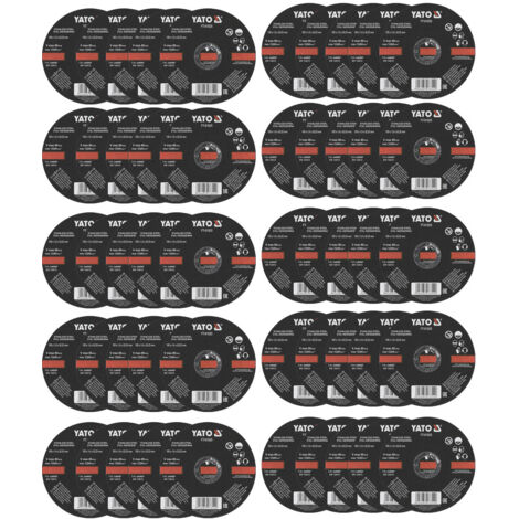 50 disques 125 x 1 x 22.2 special inox a tronconner l'acier et tous les metaux