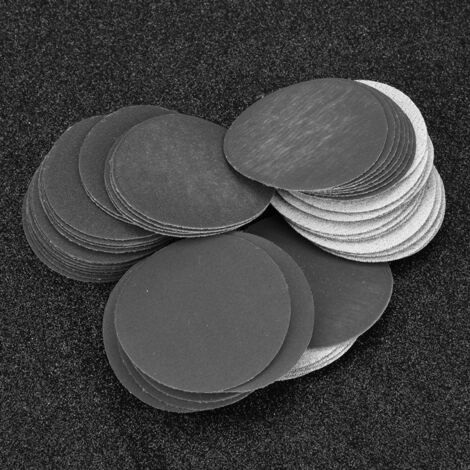 50 disques abrasifs auto-agrippants 50mm pour ponceuse, grain 400, lot de 50 pièces