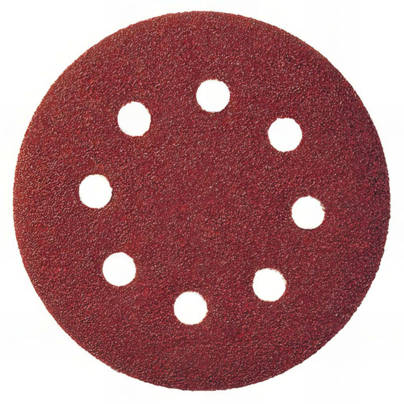 50 disques papier corindon auto-agrippant 8 trous ps 22 k d. 125 mm Gr 80 - 89489 Klingspor