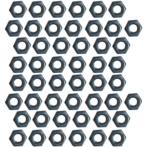 50 ecrous 10 mm hexagonaux en inox a4 aisi 316