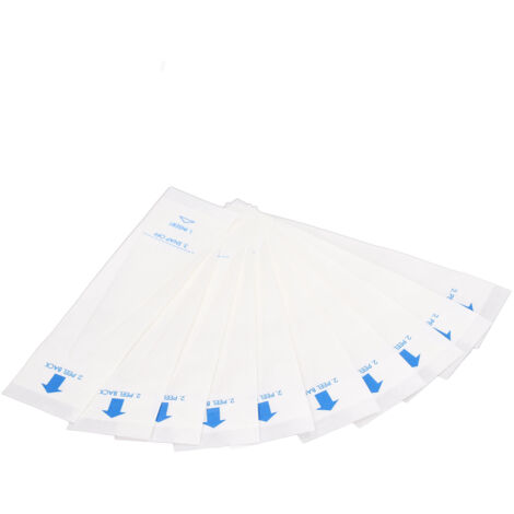 50 Einweg-PE-Folien für Thermometer, 9,5 x 2,5 cm, hygienischer Schutz für Temperaturfühler, Sparpackung.