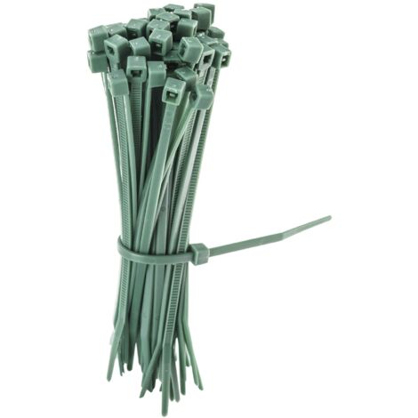 50 FASCETTE UNIVERSALI 10CM VERDE TENAX GIARDINO