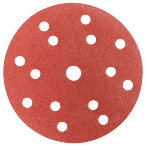 50 feuilles abrasives auto-agrippantes 150 mm, P120, bois + métal, « multi-hole » metabo 50 pièces
