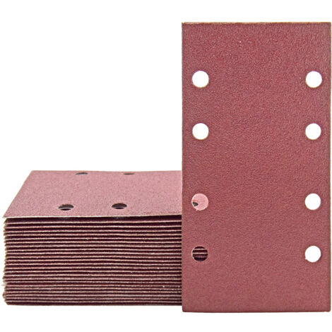 Feuilles abrasives auto-agrippants MioTools, corindon normal, 186 x 93 mm, G40–240