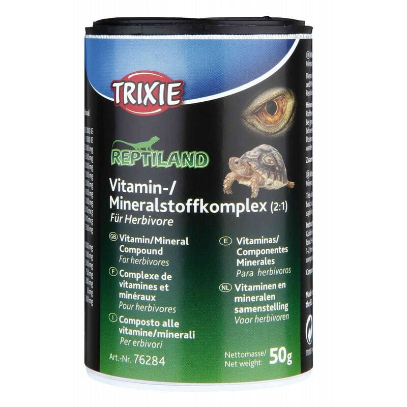

Trixie - 50 g de vitaminas y minerales para reptiles herbívoros