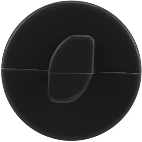 50 ganchos de plástico negro para invernadero/macetas, 3 x 2 cm