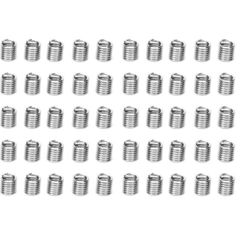 50 Gewindeeinsätze – SUS304 5/16-18x1,5D Gewindeeinsatz für US-Standardgewindeschutz und -reparatur