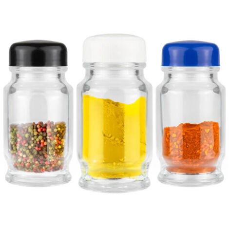 50 Gewürzgläser, 50 ml, luftdichter Behälter, Set