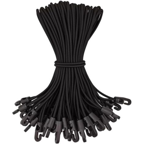 50 gomas elásticas con ganchos, gomas elásticas de alta calidad con ganchos para cubiertas de piscinas