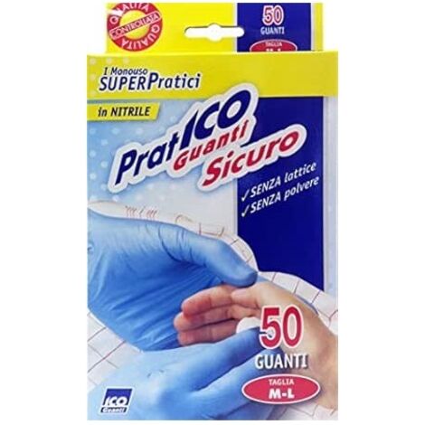 50 GUANTI NITRILE M/L