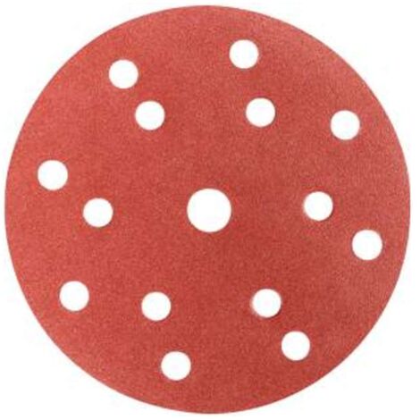 50 hojas de lijar adhesivas 150 mm, P80, M+M, multi-hole (626676000)