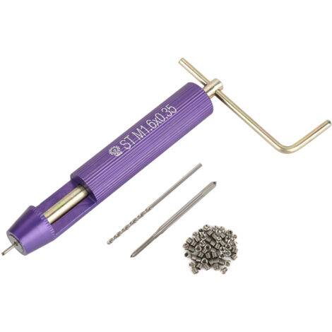 50 inserts filetés hélicoïdaux en fil d'acier inoxydable enroulé, M1,6 × 0,35 × 2D