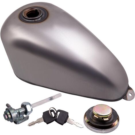 5.0 L Gallon for King Gas Fuel Tank Steel for Harley Ironhead Bobber 55-78