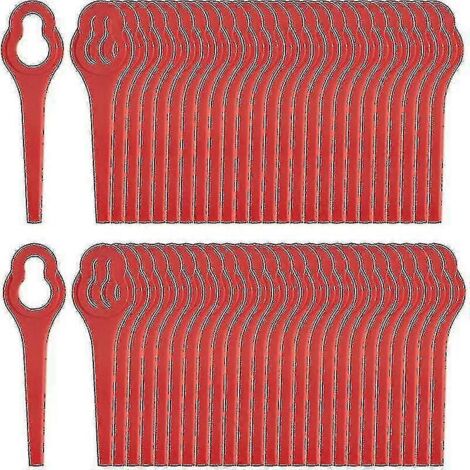50 lames compatibles avec le coupe-bordures Ferrex Aldi Far 20-i, lames de rechange pour coupe-bordures sans fil Ferrex Fg