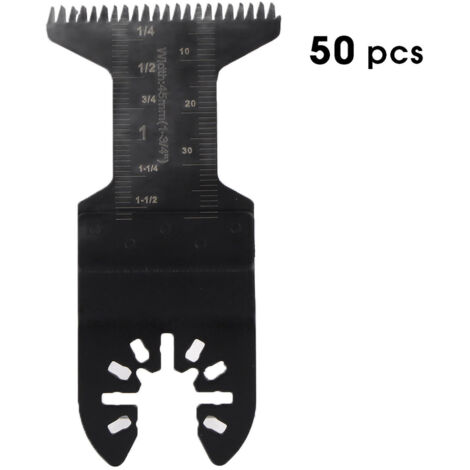 50 Lames de Scie à Dents Longues 44mm pour Outil Oscillant Bosch Dremel Fein