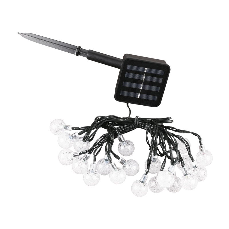 50 led Guirlande Lumineuse Solaire, Alimentation Solaire Guirlande Lumineuse Extérieure et Interieur, 7M & 8 Modes IP65 Etanche Guirlande Guinguette