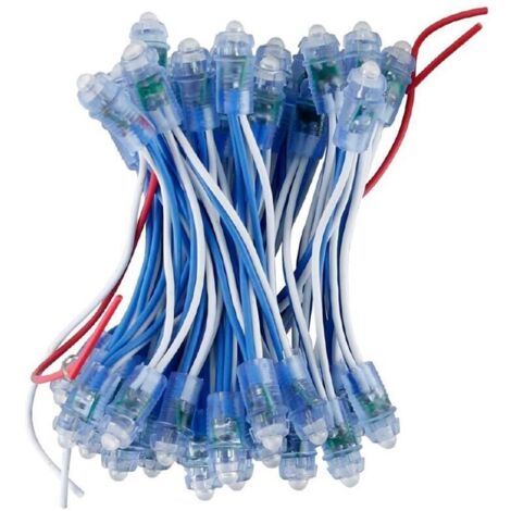 50 Led Luce Blu Punti Luminosi Effetto Cielo Stellato A Incasso Da Soffitto 12v